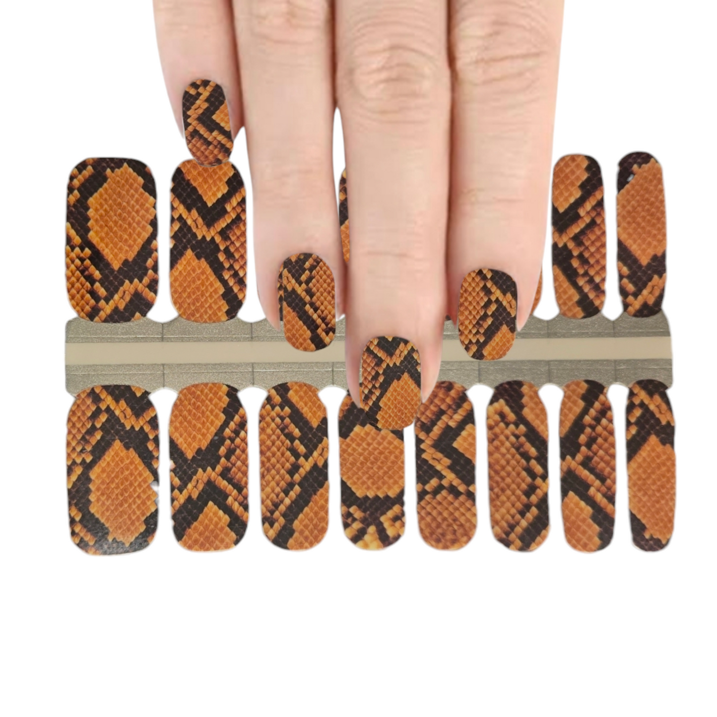 Snakeskin | Nail Wraps | Nail Stickers | Nail Strips | Gel Nails | Nail Polish Wraps - Nailfordable