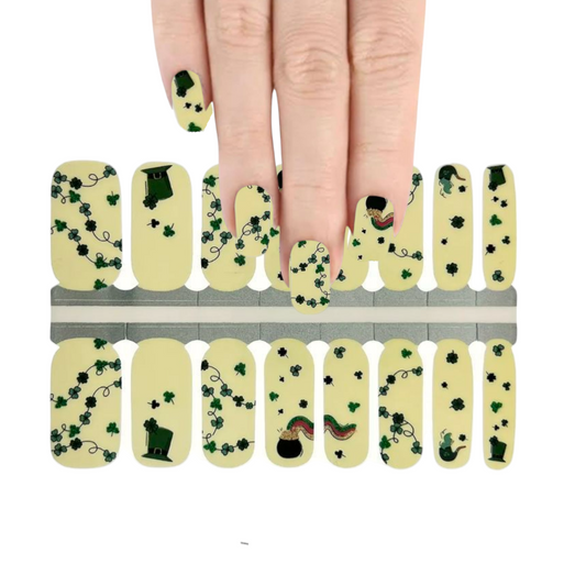Lucky of the Irish | Nail Wraps | Nail Stickers | Nail Strips | Gel Nails | Nail Polish Wraps - Nailfordable