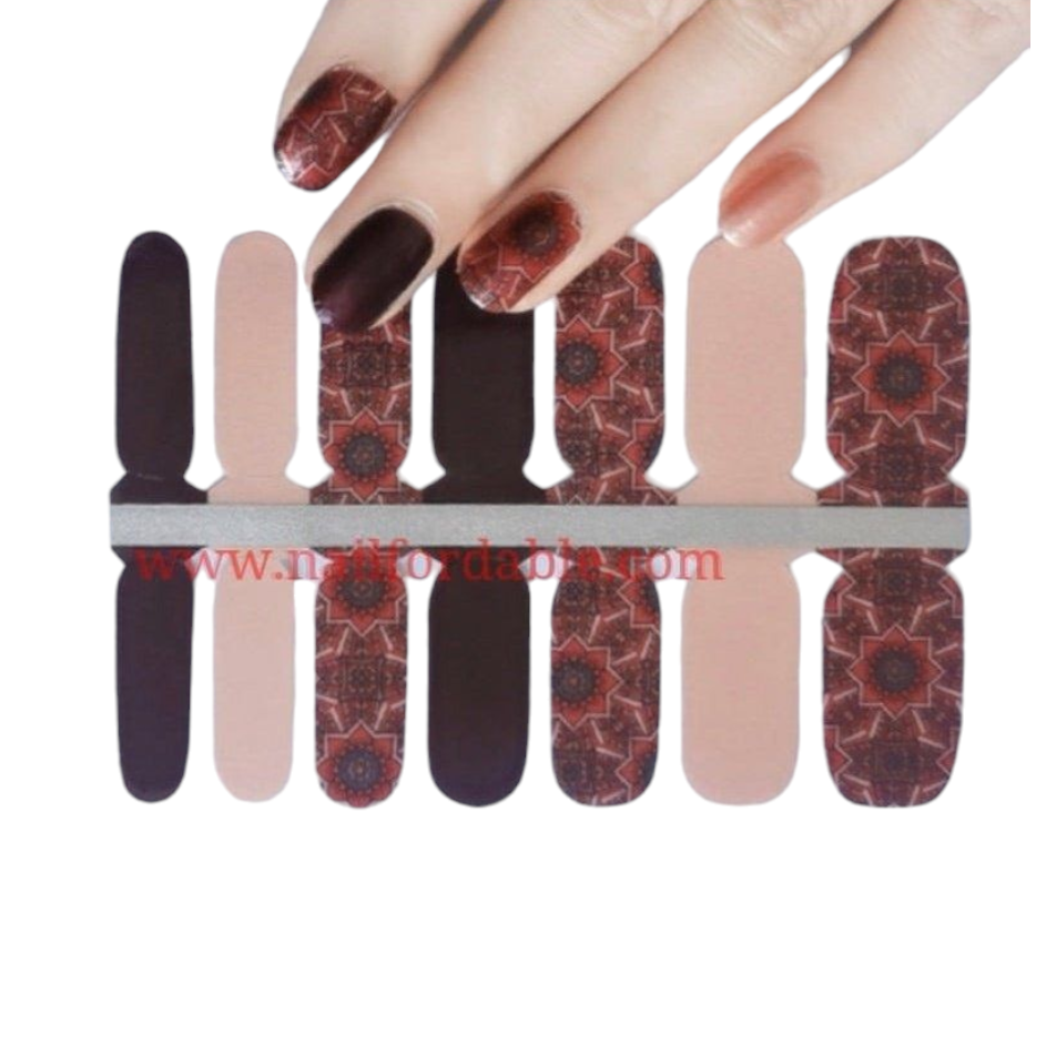 Red sunflowers | Nail Wraps | Nail Stickers | Nail Strips | Gel Nails | Nail Polish Wraps - Nailfordable
