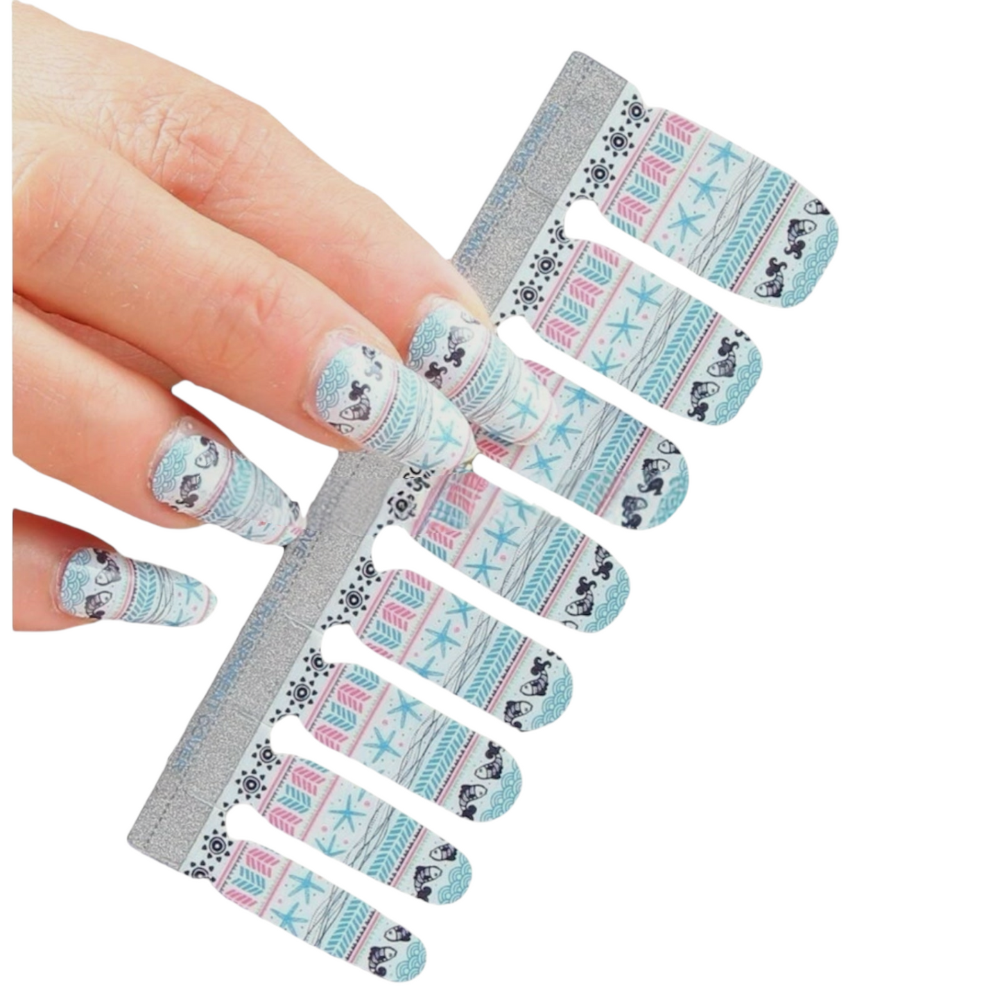 Beach Vacation | Nail Wraps | Nail Stickers | Nail Strips | Gel Nails | Nail Polish Wraps - Nailfordable