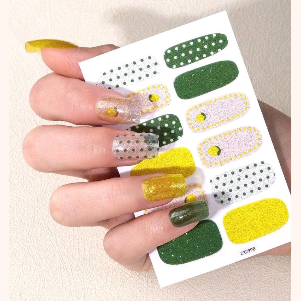 Yellow Flower | Nail Wraps | Nail Stickers | Nail Strips | Gel Nails | Nail Polish Wraps - Nailfordable