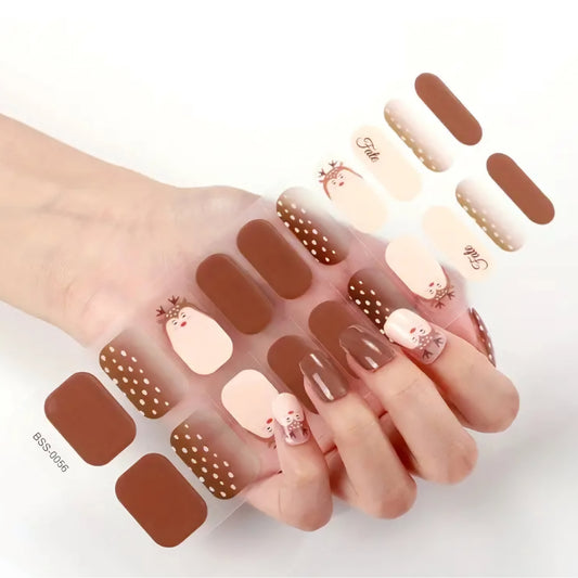 Fate - Semi-Cured Gel Wraps UV | Nail Wraps | Nail Stickers | Nail Strips | Gel Nails | Nail Polish Wraps - Nailfordable