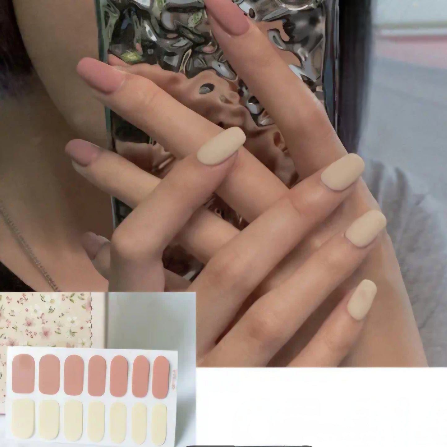 2 colors | Nail Wraps | Nail Stickers | Nail Strips | Gel Nails | Nail Polish Wraps - Nailfordable