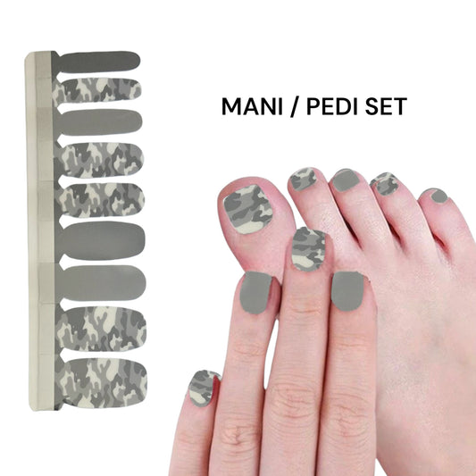 Camo | Nail Wraps | Nail Stickers | Nail Strips | Gel Nails | Nail Polish Wraps - Nailfordable