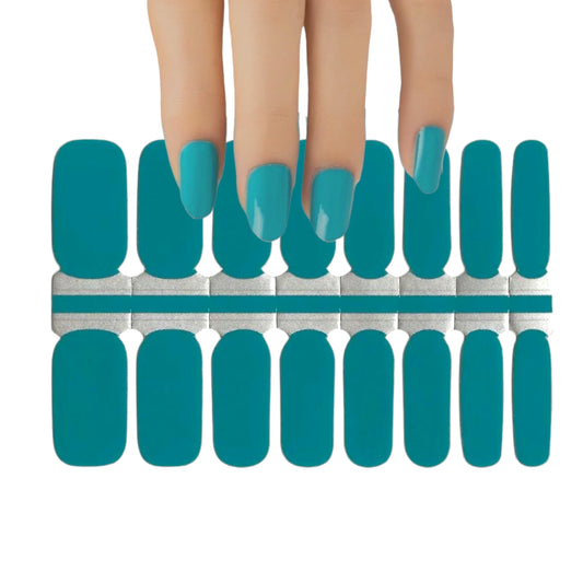 Jade solid | Nail Wraps | Nail Stickers | Nail Strips | Gel Nails | Nail Polish Wraps - Nailfordable
