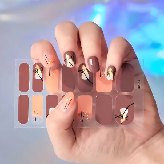 Abstract Art | Nail Wraps | Nail Stickers | Nail Strips | Gel Nails | Nail Polish Wraps - Nailfordable