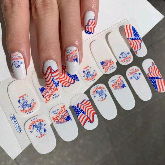 Liberty | Nail Wraps | Nail Stickers | Nail Strips | Gel Nails | Nail Polish Wraps - Nailfordable
