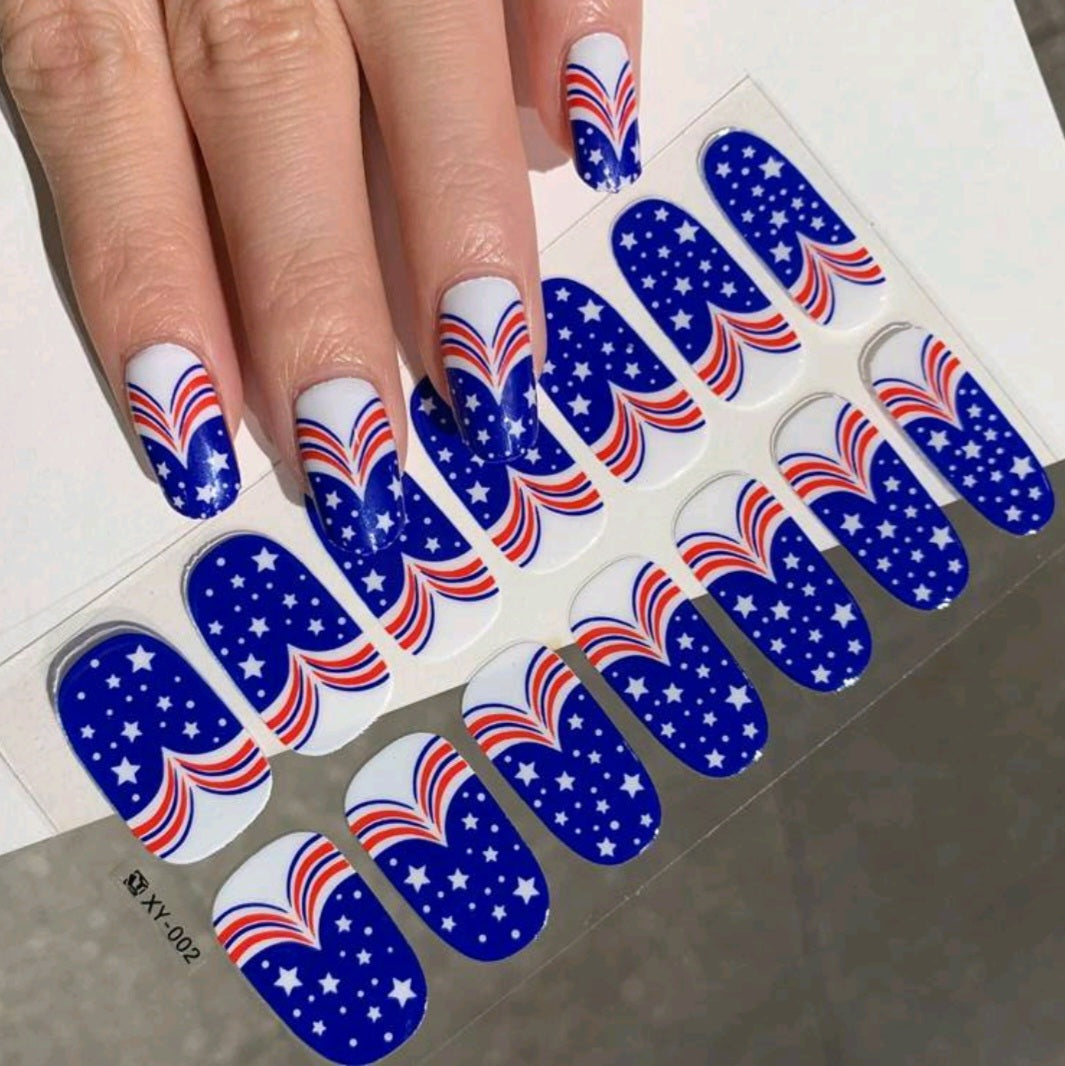 American tips | Nail Wraps | Nail Stickers | Nail Strips | Gel Nails | Nail Polish Wraps - Nailfordable