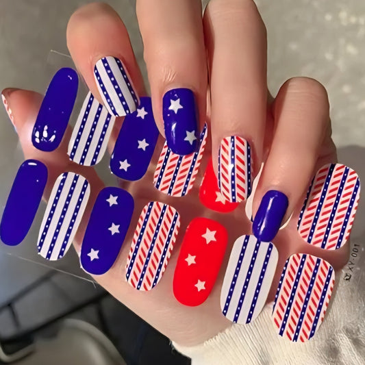 American Pride | Nail Wraps | Nail Stickers | Nail Strips | Gel Nails | Nail Polish Wraps - Nailfordable