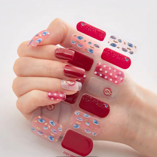Water Gems | Nail Wraps | Nail Stickers | Nail Strips | Gel Nails | Nail Polish Wraps - Nailfordable