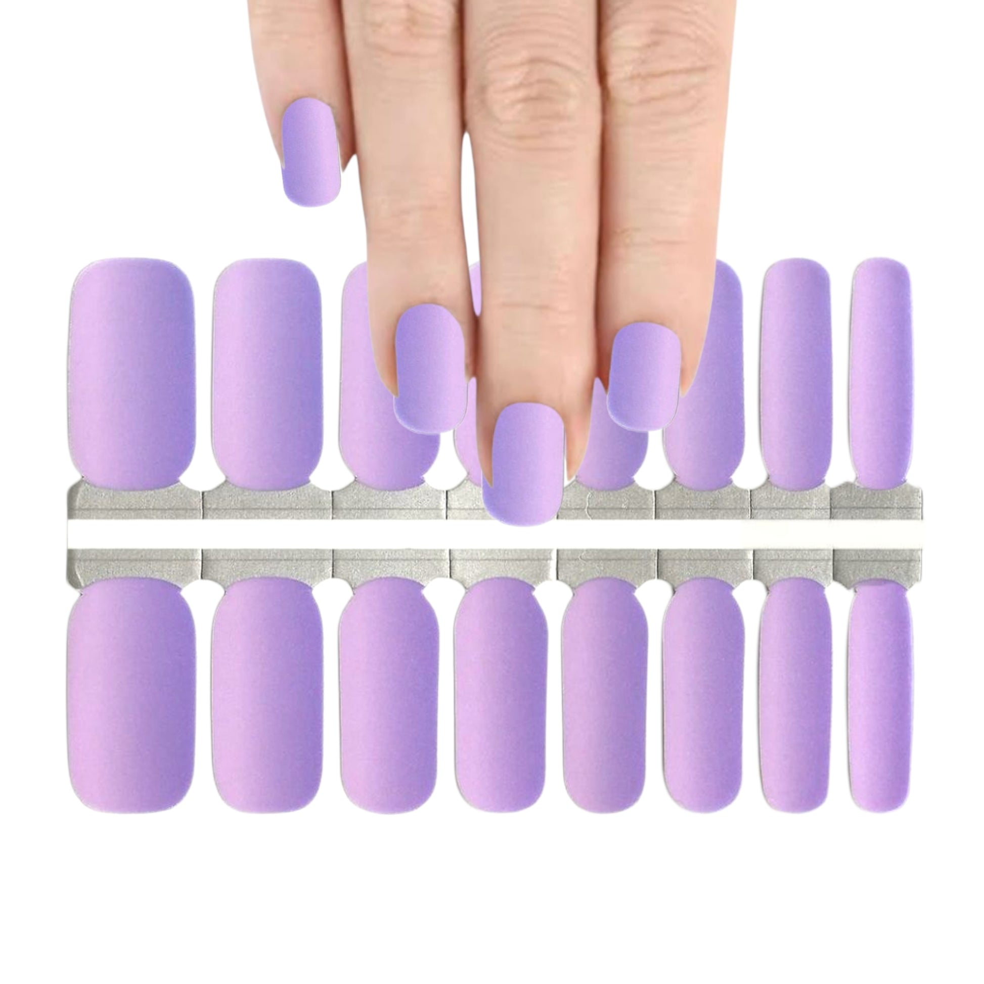 Shimmering Lilac | Nail Wraps | Nail Stickers | Nail Strips | Gel Nails | Nail Polish Wraps - Nailfordable