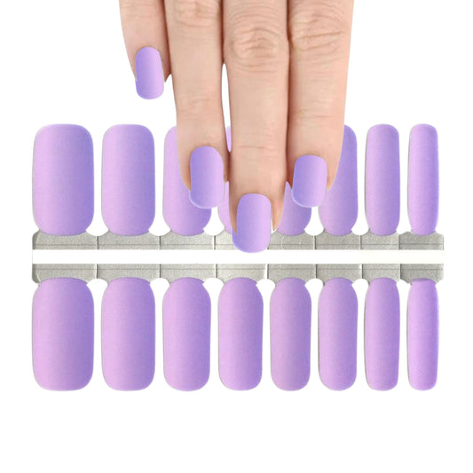 Shimmering Lilac | Nail Wraps | Nail Stickers | Nail Strips | Gel Nails | Nail Polish Wraps - Nailfordable