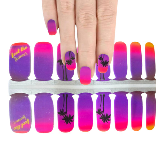 Magical Beach | Nail Wraps | Nail Stickers | Nail Strips | Gel Nails | Nail Polish Wraps - Nailfordable