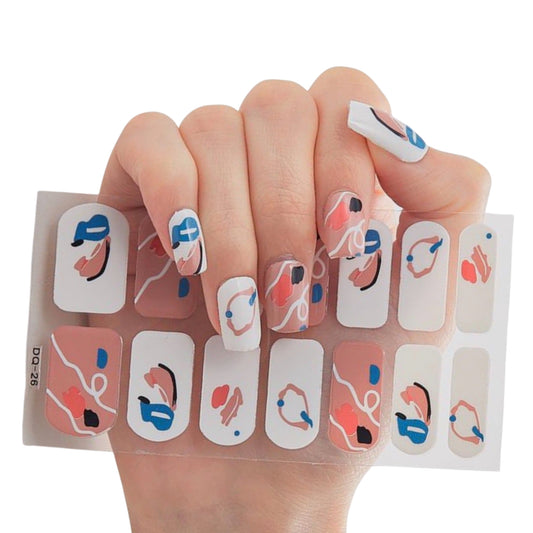 Picasso like | Nail Wraps | Nail Stickers | Nail Strips | Gel Nails | Nail Polish Wraps - Nailfordable