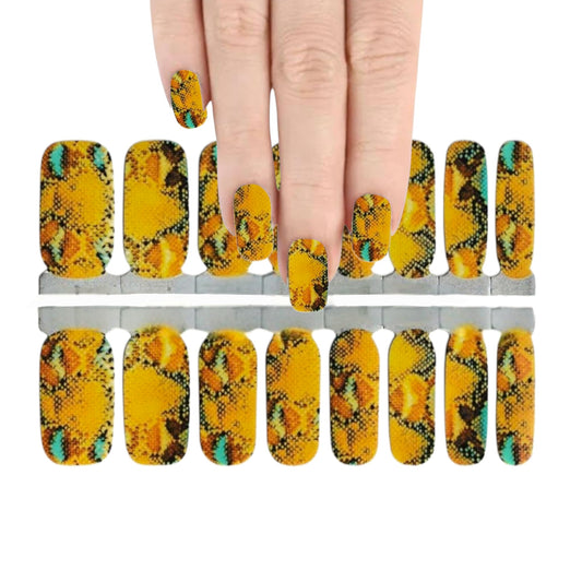 Snakeskin | Nail Wraps | Nail Stickers | Nail Strips | Gel Nails | Nail Polish Wraps - Nailfordable