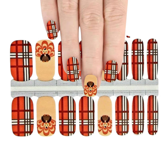 Ready for Thanksgiving | Nail Wraps | Nail Stickers | Nail Strips | Gel Nails | Nail Polish Wraps - Nailfordable