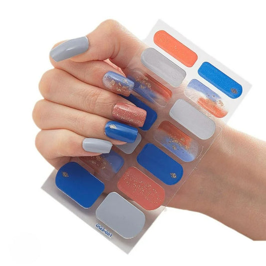 Shady art | Nail Wraps | Nail Stickers | Nail Strips | Gel Nails | Nail Polish Wraps - Nailfordable