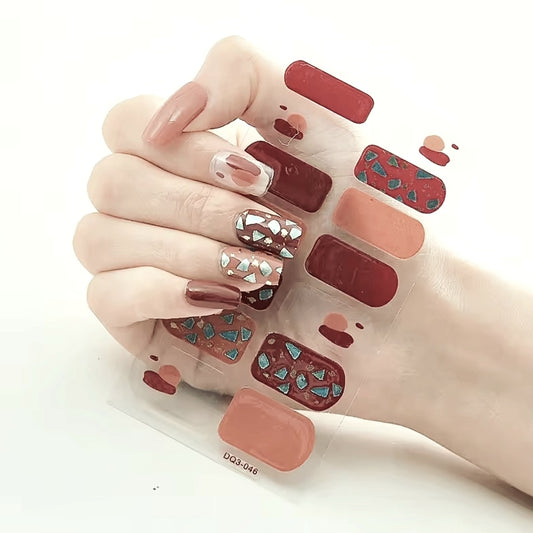 Crashed metal | Nail Wraps | Nail Stickers | Nail Strips | Gel Nails | Nail Polish Wraps - Nailfordable