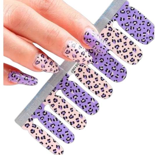 Panther print | Nail Wraps | Nail Stickers | Nail Strips | Gel Nails | Nail Polish Wraps - Nailfordable
