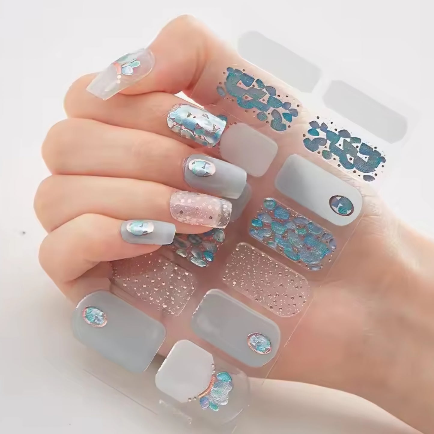 Ocean dream | Nail Wraps | Nail Stickers | Nail Strips | Gel Nails | Nail Polish Wraps - Nailfordable