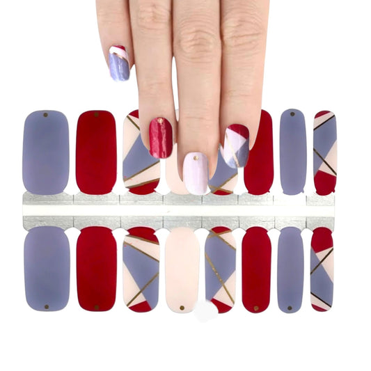 Geometric patterns | Nail Wraps | Nail Stickers | Nail Strips | Gel Nails | Nail Polish Wraps - Nailfordable