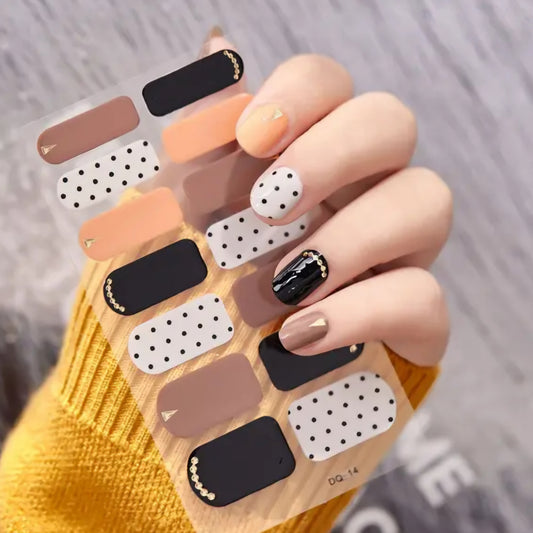 Dot and Dusk | Nail Wraps | Nail Stickers | Nail Strips | Gel Nails | Nail Polish Wraps - Nailfordable