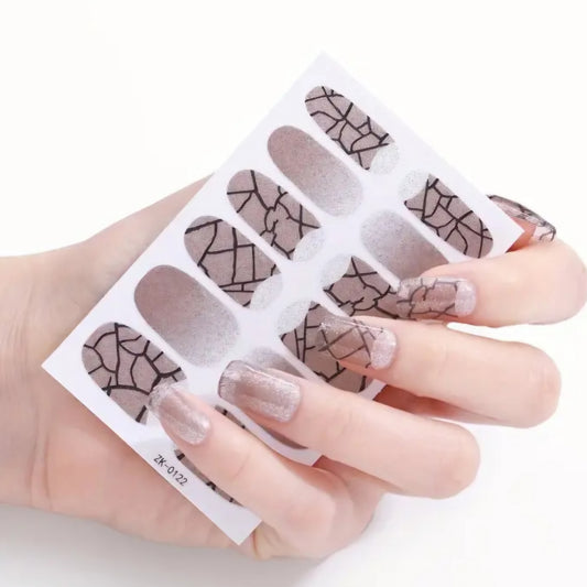 Cobble Stone Street | Nail Wraps | Nail Stickers | Nail Strips | Gel Nails | Nail Polish Wraps - Nailfordable