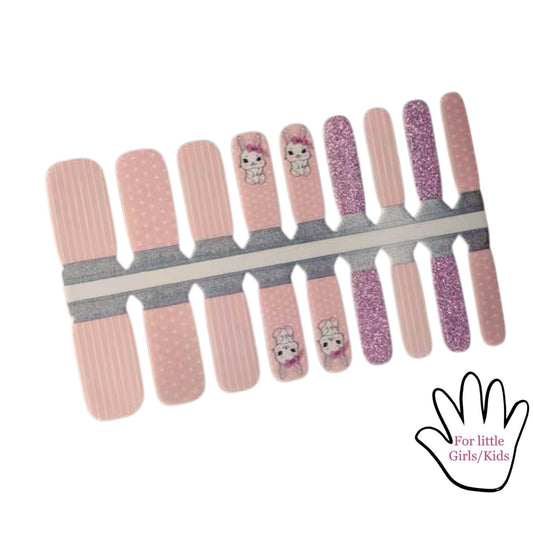 Cute Bunny | Nail Wraps | Nail Stickers | Nail Strips | Gel Nails | Nail Polish Wraps - Nailfordable