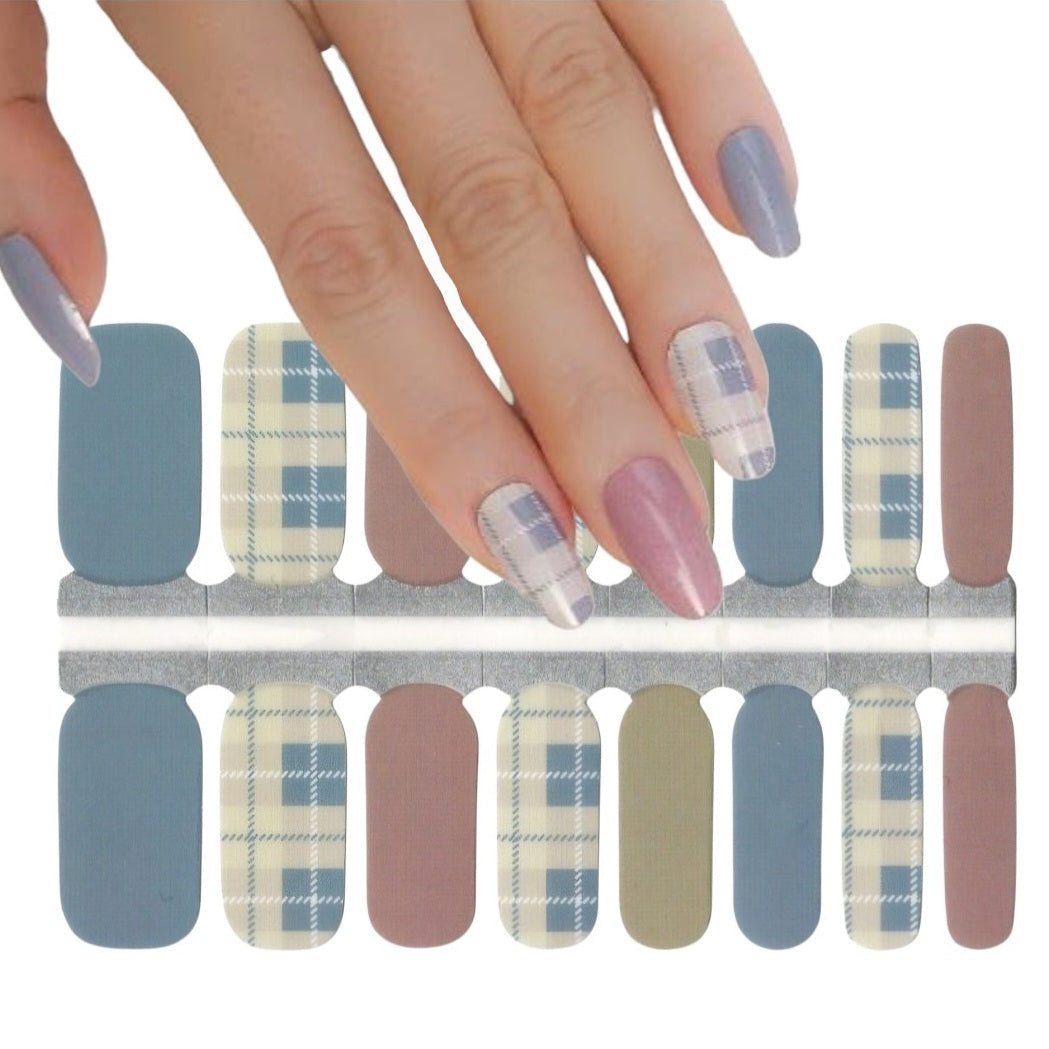 Cozy | Nail Wraps | Nail Stickers | Nail Strips | Gel Nails | Nail Polish Wraps - Nailfordable