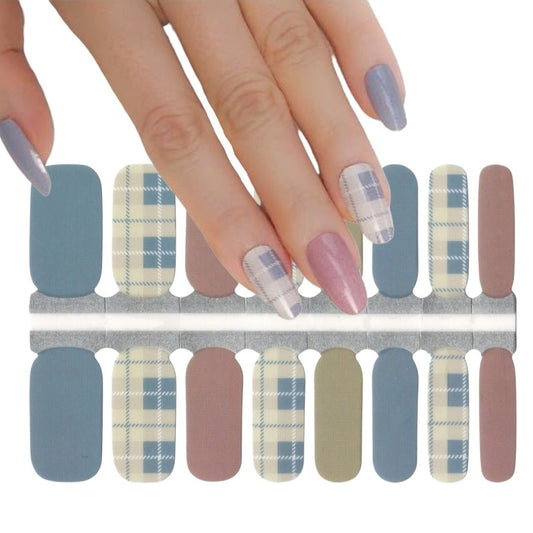 Cozy | Nail Wraps | Nail Stickers | Nail Strips | Gel Nails | Nail Polish Wraps - Nailfordable