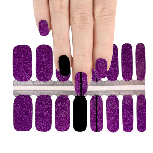 Glam direction glitter | Nail Wraps | Nail Stickers | Nail Strips | Gel Nails | Nail Polish Wraps - Nailfordable