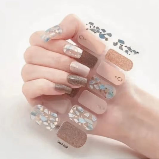 Lake rocks | Nail Wraps | Nail Stickers | Nail Strips | Gel Nails | Nail Polish Wraps - Nailfordable