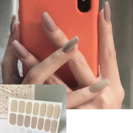 Nude Terracota | Nail Wraps | Nail Stickers | Nail Strips | Gel Nails | Nail Polish Wraps - Nailfordable