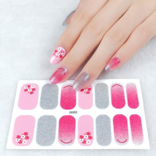 Gardenias Bouquet | Nail Wraps | Nail Stickers | Nail Strips | Gel Nails | Nail Polish Wraps - Nailfordable