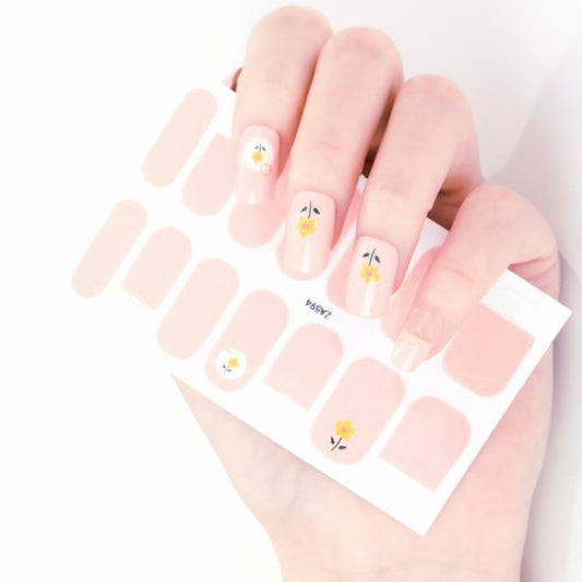 Yellow Sunflower | Nail Wraps | Nail Stickers | Nail Strips | Gel Nails | Nail Polish Wraps - Nailfordable