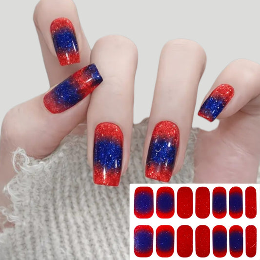 Blue spot | Nail Wraps | Nail Stickers | Nail Strips | Gel Nails | Nail Polish Wraps - Nailfordable