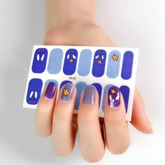 Hidden Bunny | Nail Wraps | Nail Stickers | Nail Strips | Gel Nails | Nail Polish Wraps - Nailfordable
