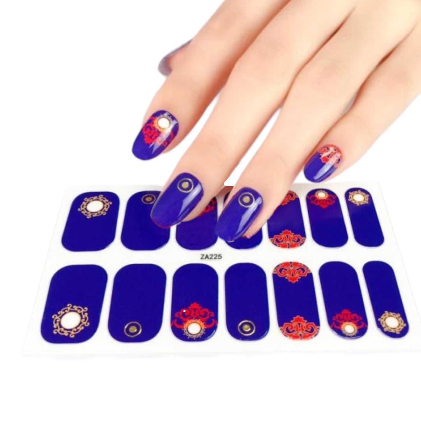 Royal mirror | Nail Wraps | Nail Stickers | Nail Strips | Gel Nails | Nail Polish Wraps - Nailfordable