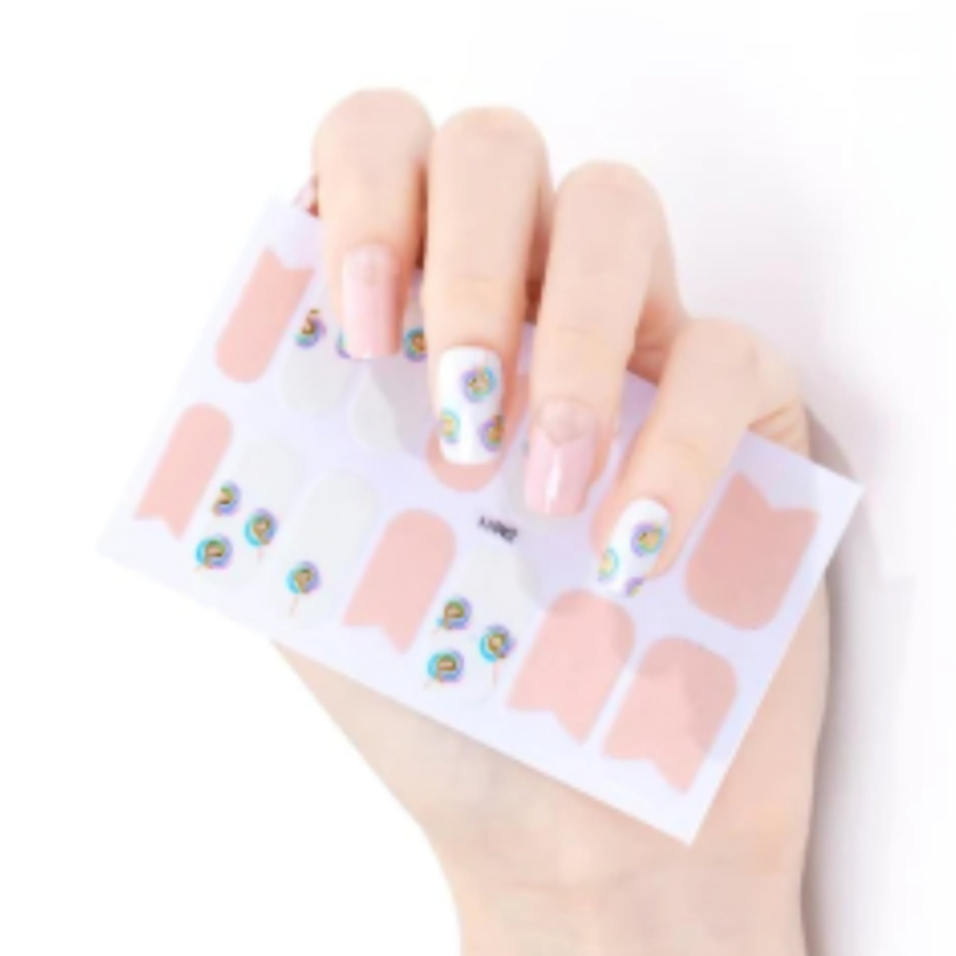 Swirl lollipops | Nail Wraps | Nail Stickers | Nail Strips | Gel Nails | Nail Polish Wraps - Nailfordable