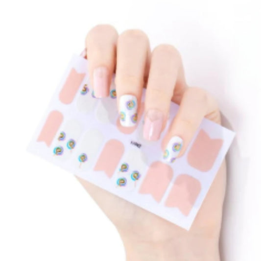 Swirl lollipops | Nail Wraps | Nail Stickers | Nail Strips | Gel Nails | Nail Polish Wraps - Nailfordable