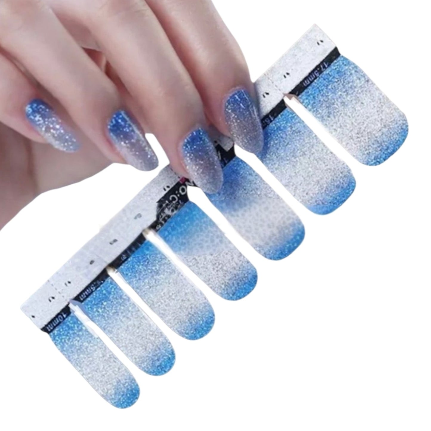 Light Blue to Silver