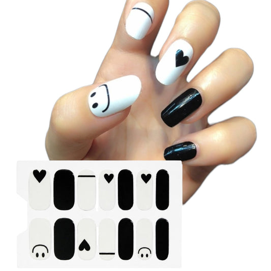 Be Happy | Nail Wraps | Nail Stickers | Nail Strips | Gel Nails | Nail Polish Wraps - Nailfordable