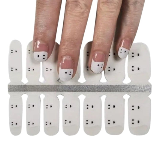 Ghosts tips | Nail Wraps | Nail Stickers | Nail Strips | Gel Nails | Nail Polish Wraps - Nailfordable