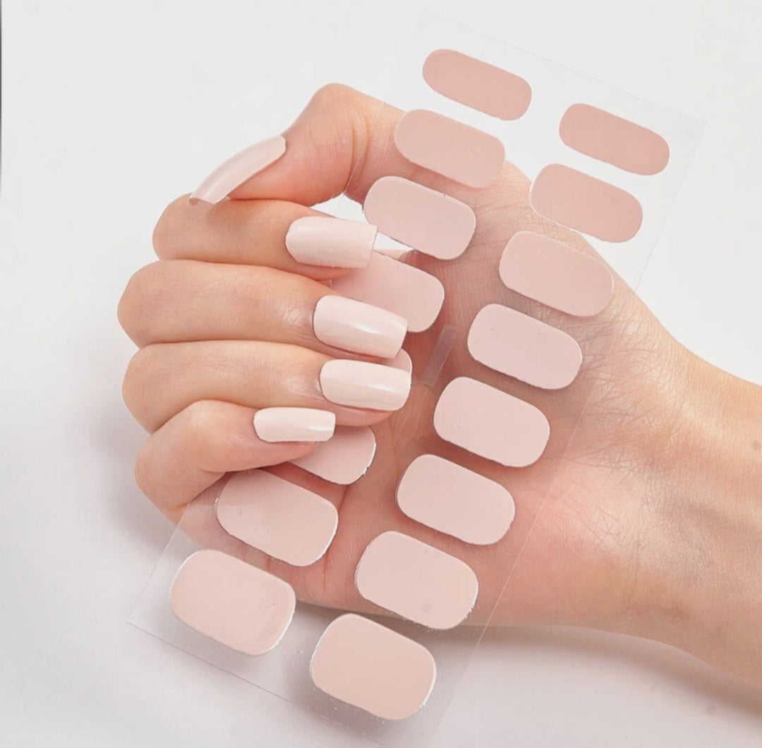 Bubblegum | Nail Wraps | Nail Stickers | Nail Strips | Gel Nails | Nail Polish Wraps - Nailfordable