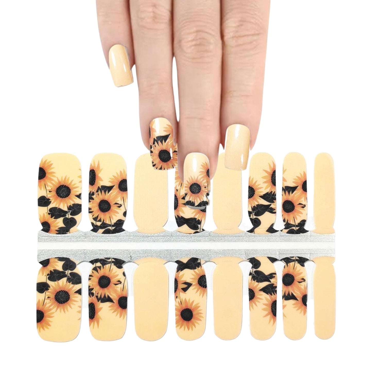 Stunning sunflowers | Nail Wraps | Nail Stickers | Nail Strips | Gel Nails | Nail Polish Wraps - Nailfordable