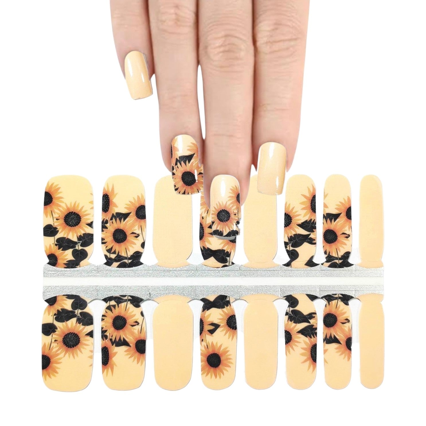 Stunning sunflowers | Nail Wraps | Nail Stickers | Nail Strips | Gel Nails | Nail Polish Wraps - Nailfordable