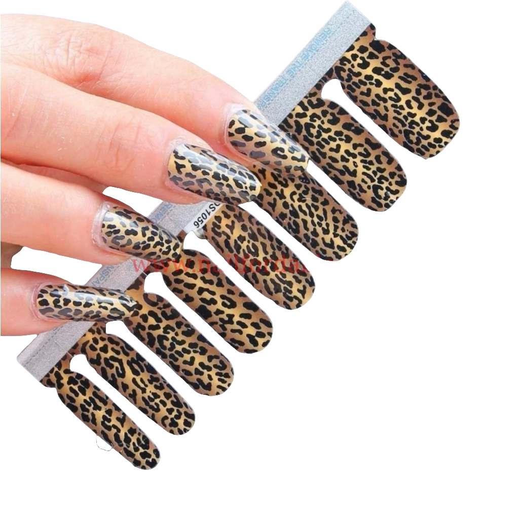Brown leopard print | Nail Wraps | Nail Stickers | Nail Strips | Gel Nails | Nail Polish Wraps - Nailfordable