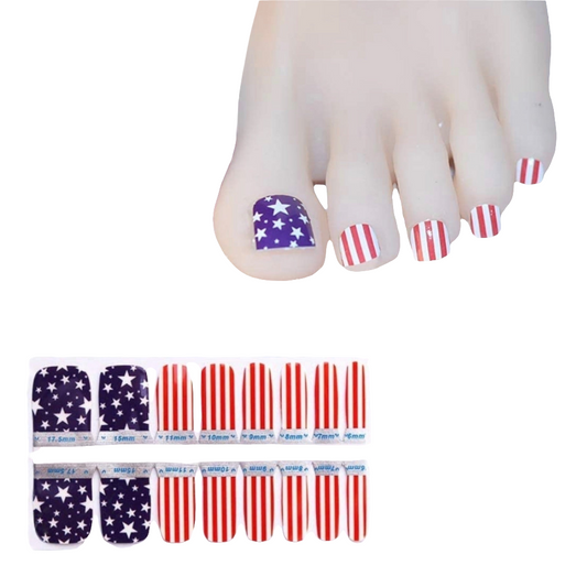 US flag | Nail Wraps | Nail Stickers | Nail Strips | Gel Nails | Nail Polish Wraps - Nailfordable