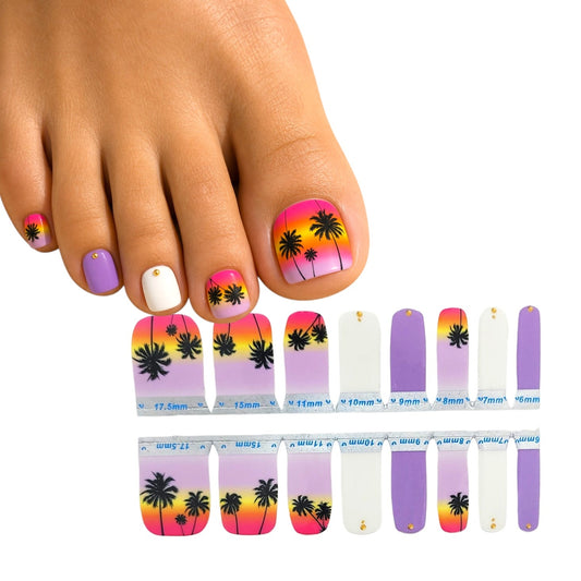 Tropical beach | Nail Wraps | Nail Stickers | Nail Strips | Gel Nails | Nail Polish Wraps - Nailfordable