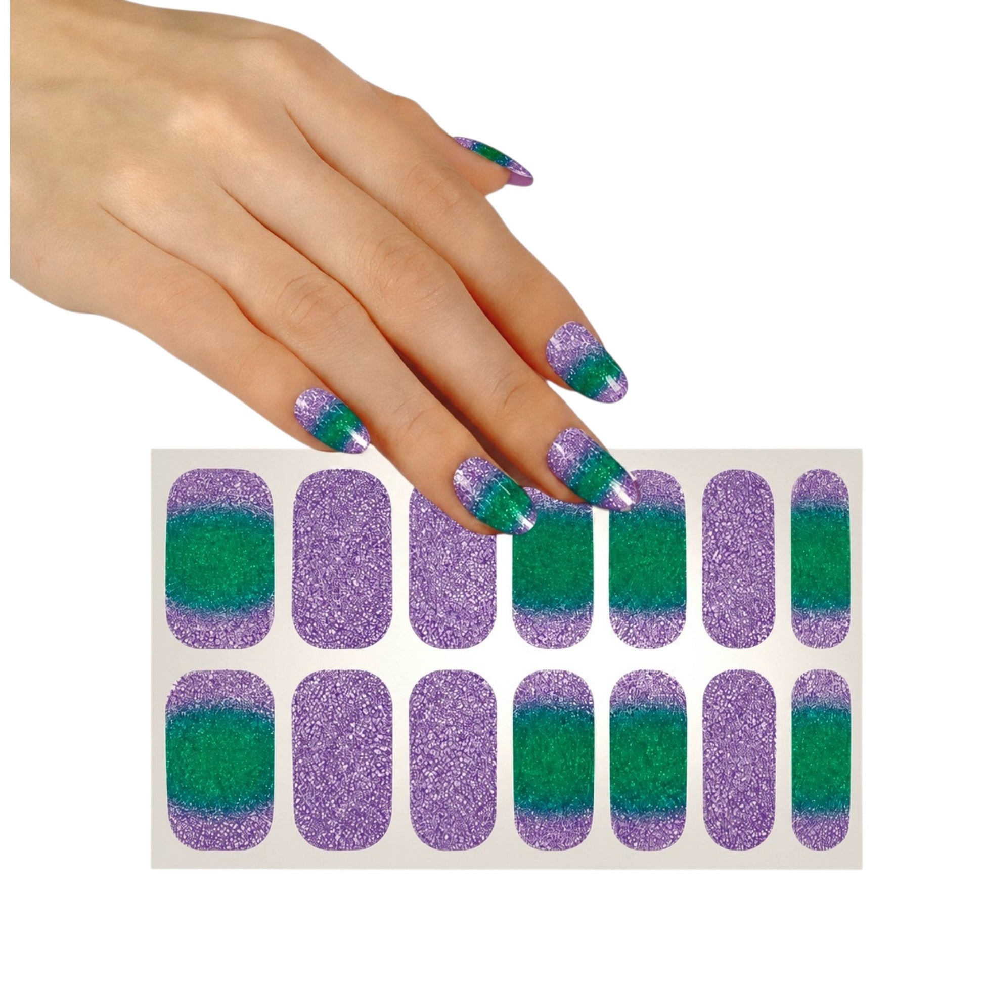 Green hole | Nail Wraps | Nail Stickers | Nail Strips | Gel Nails | Nail Polish Wraps - Nailfordable